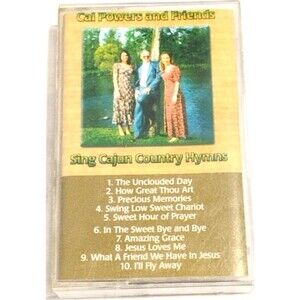 Cai Powers & Friends Sing Cajun Country Hymns Cassette Tape Gospel Rare